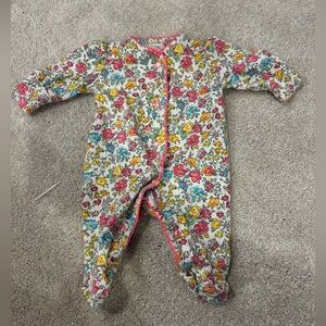 Next Baby Floral Button up footie - Newborn